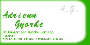adrienn gyorke business card